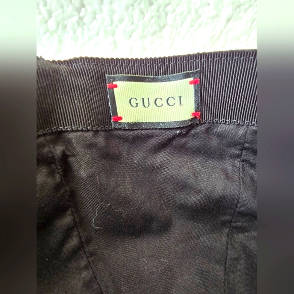 💯Authentic Gucci Montecarlo Rap Baseball Cap Black - Picture 6 of 12